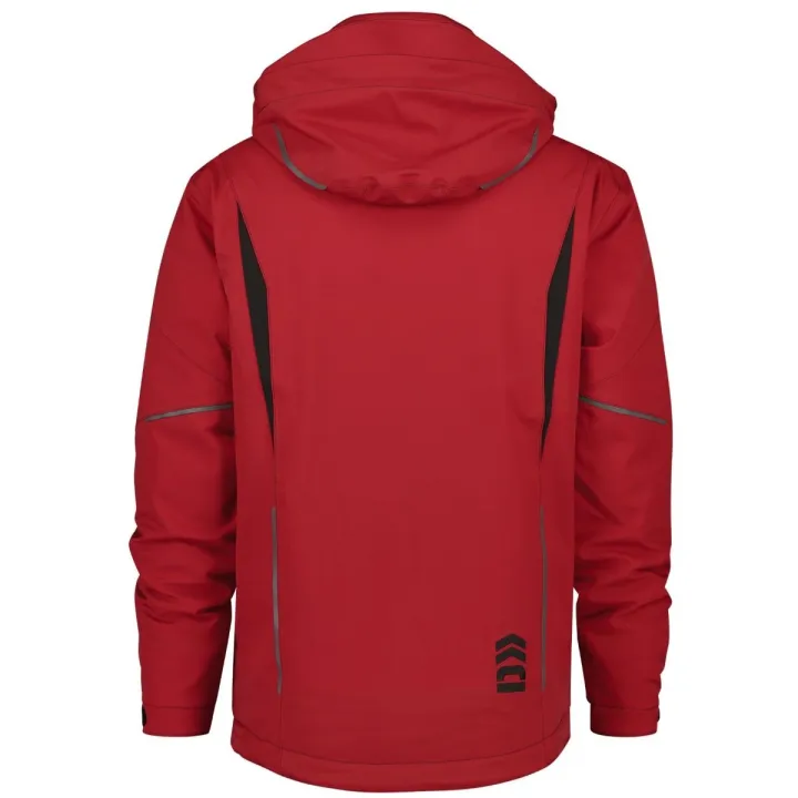 Parka de travail NORDIX DASSY – Protection thermique et résistance professionnelle rouge