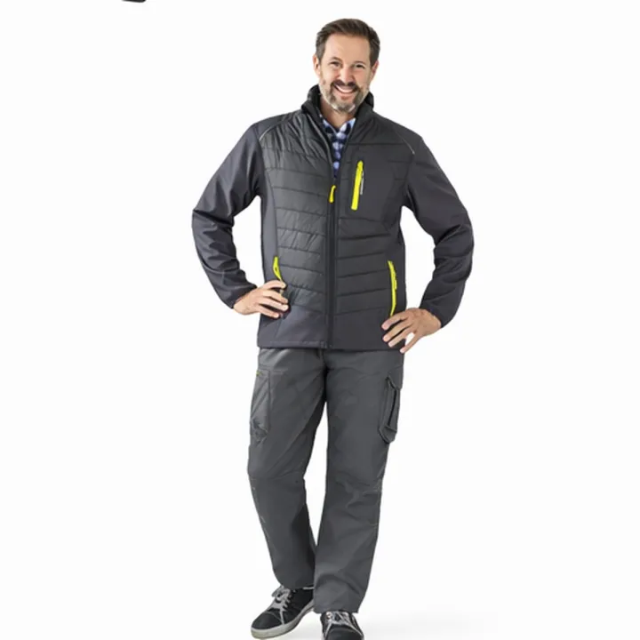 Veste d’hiver Stretchline doudoune PLANAM bugatti gris