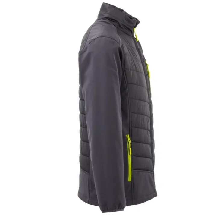 Veste d’hiver Stretchline doudoune PLANAM gris profil