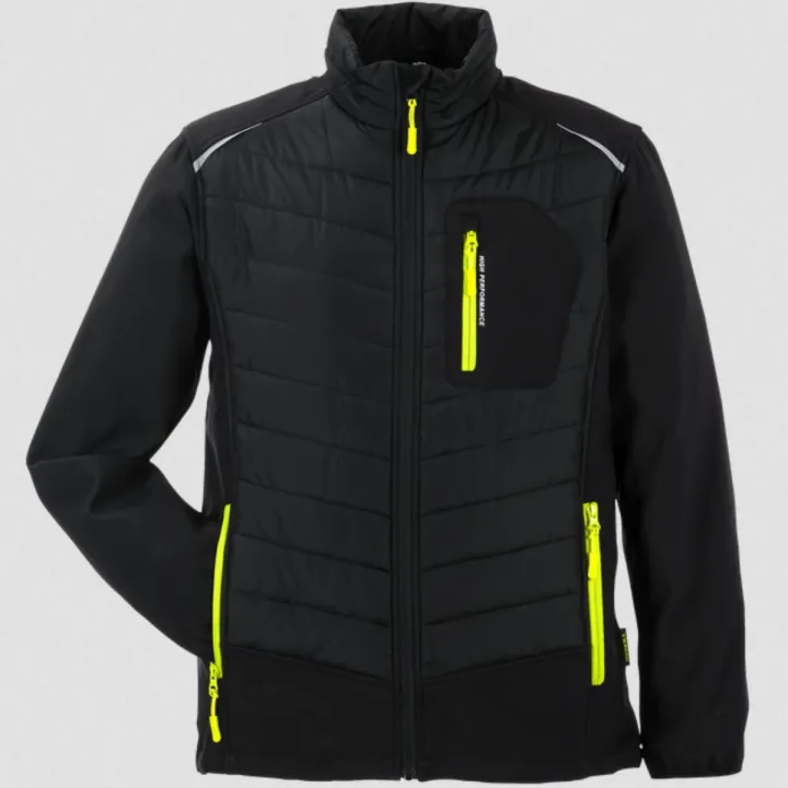 Veste d’hiver Stretchline doudoune PLANAM noir 6680