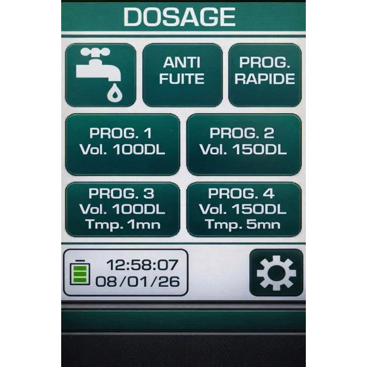 Ecran 2 Volucompteur agricole autonome SECURAMA VOLUFLOW DN50 2’’ avec vanne automatique