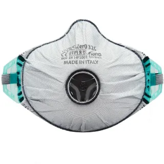 Masque poussière FFP3 très faible résistance respiratoire réutilisable