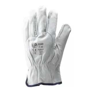 Gants EUROSTRONG 2240 Coverguard en cuir pleine fleur de buffle pour manutention moyenne