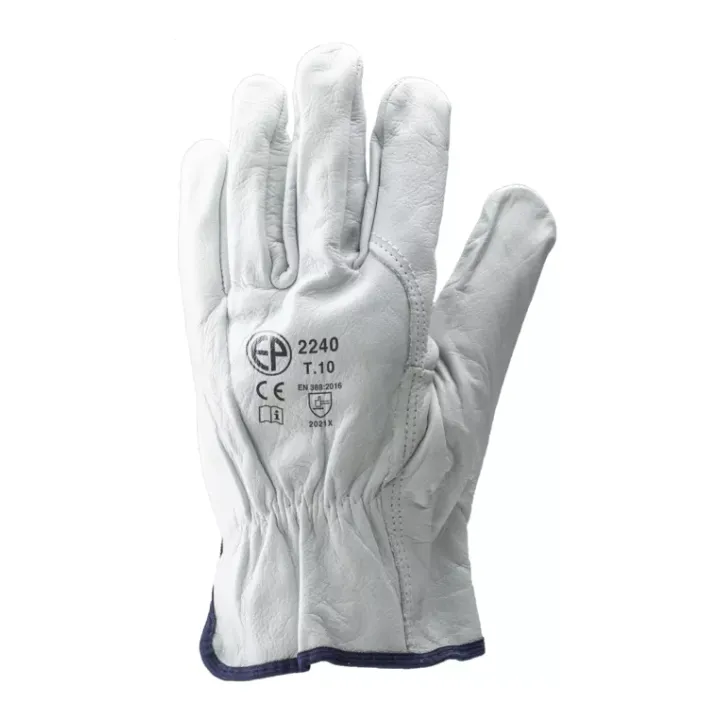 Gants EUROSTRONG 2240 Coverguard en cuir pleine fleur de buffle pour manutention moyenne