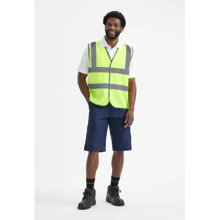 Bandes rétro réfléchissantes du gilet UC801 Uneek haute visibilité
