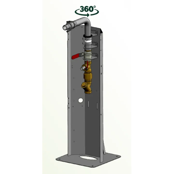 Potence remplissage spéciale remplissage par le bas