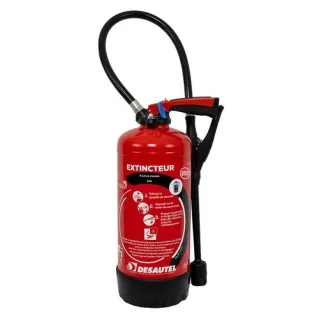 Extincteur 6L Li-Ion DESAUTEL: sécurité incendie batterie