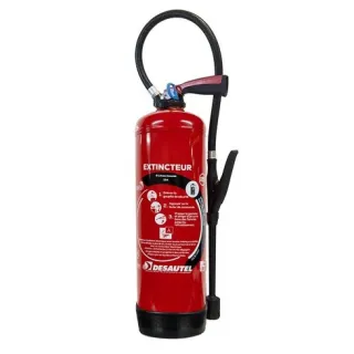 Extincteur 9L spécial feux batteries Lithium-Ion DESAUTEL