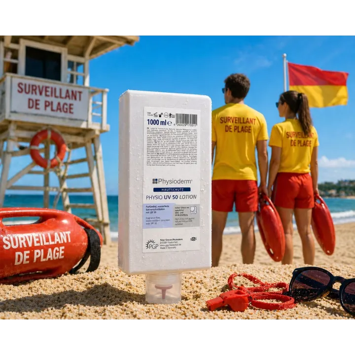 Crème solaire PHYSIO UV 50 LOTION Physioderm 1L