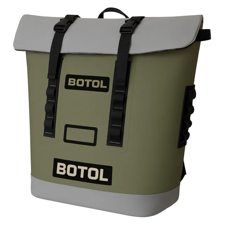 Glacière souple BOTOL ESCAPE MAXI 19L 20 canettes isotherme professionnelle version kaki