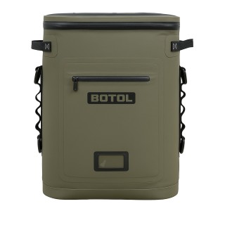 Glacière souple BOTOL ESCAPE BIG 30 canettes sac isotherme professionnel grande capacité version kaki