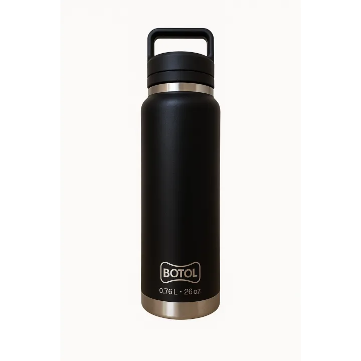 Gourde isotherme professionnelle BOTOL TRAVELER CLASSIC 760 ml 12h chaud 24h froid