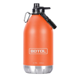 Gourde isotherme professionnelle Botol Tank Classic 3,79 L - Robuste, fiable et performante orange