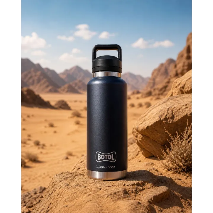 Gourde isotherme professionnelle BOTOL TRAVELER MAXI 1060 ml 12h chaud 24h froid