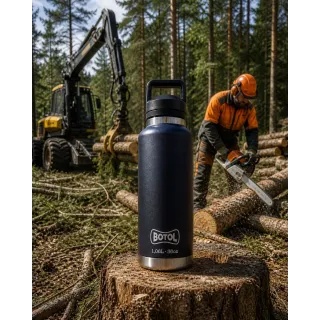 Gourde isotherme professionnelle BOTOL TRAVELER MAXI 1060 ml 12h chaud 24h froid bucheronnage