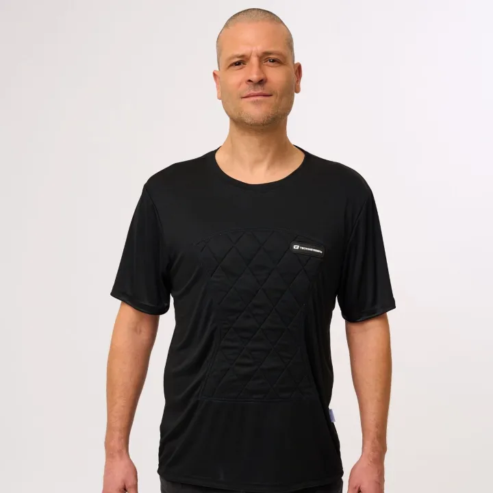 T-shirt rafraîchissant manches courtes Technifresh TECHNIFRESH noir