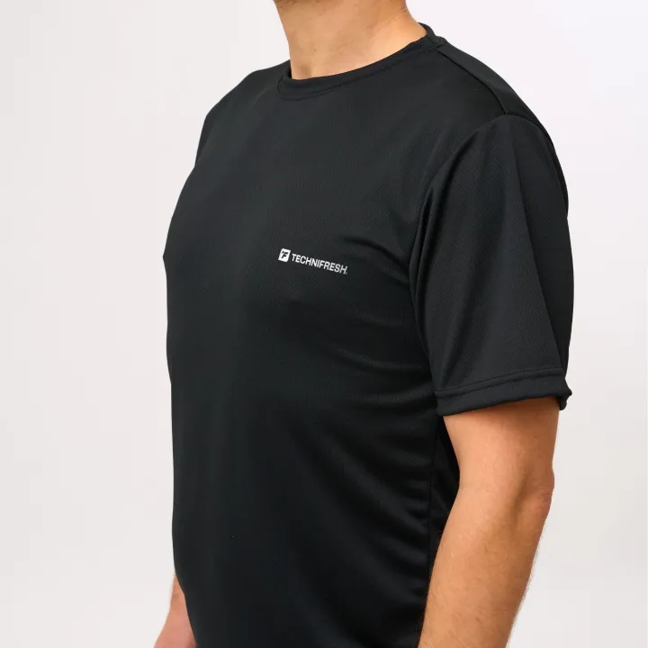 T-shirt rafraîchissant TECHNIFRESH Aqua manches courtes pour chaleur et canicule tissus