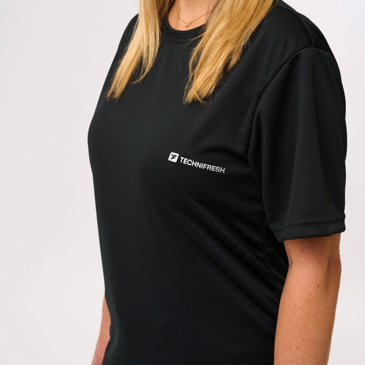 T-shirt rafraîchissant TECHNIFRESH Aqua manches courtes pour chaleur et canicule tissus