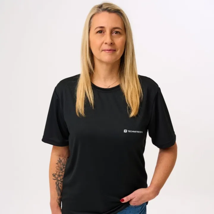 T-shirt rafraîchissant TECHNIFRESH Aqua manches courtes pour chaleur et canicule femme