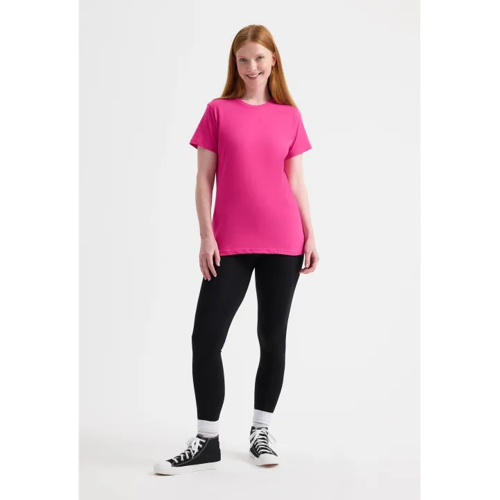 T-shirt femme haute qualité UC318 Uneek en coton 180 g/m² rose
