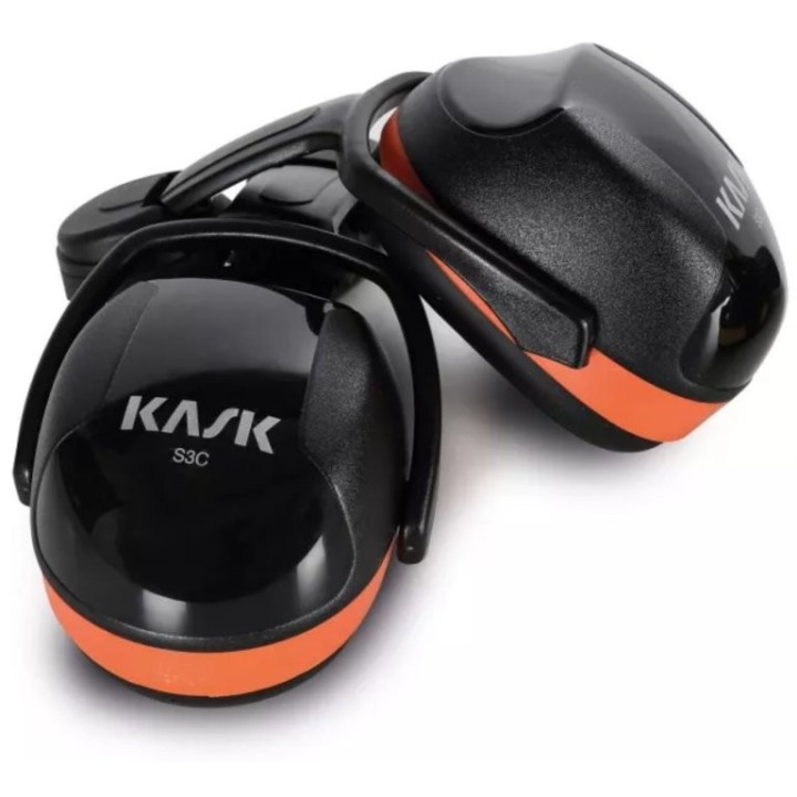 Coquille anti bruit pour casque KASK orange 27 dB