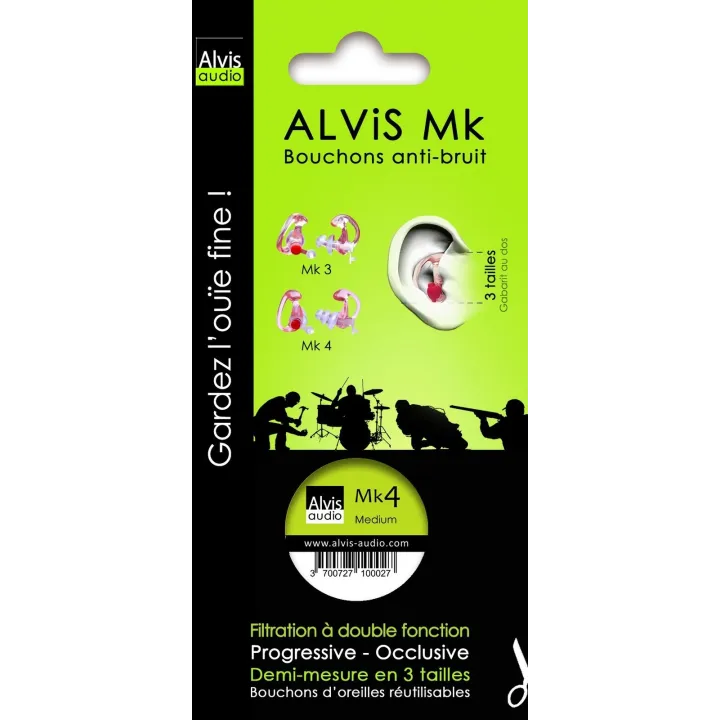 Bouchon demi-mesure ALVIS Mk4 MEDIUM