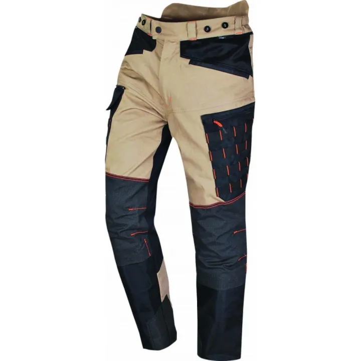 Pantalon de travail anti ronce HANDY SOLIDUR beige