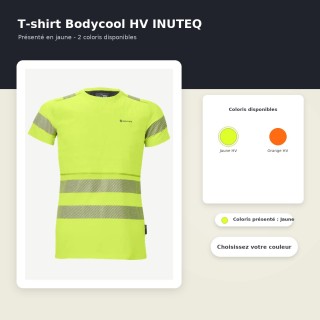 T-shirt rafraîchissant HV Bodycool INUTEQ deux coloris