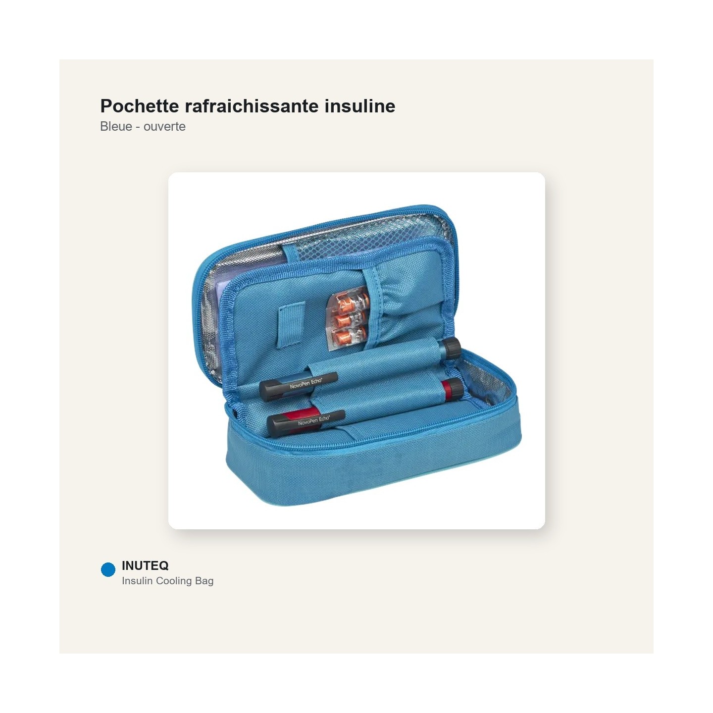 Sac réfrigérant à insuline - insulin Cooling Bag - diabétique