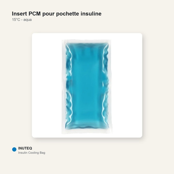 Pcm Insert 15°C pour INQ12124 - lot de 2 INUTEQ - anti-chaleur pro