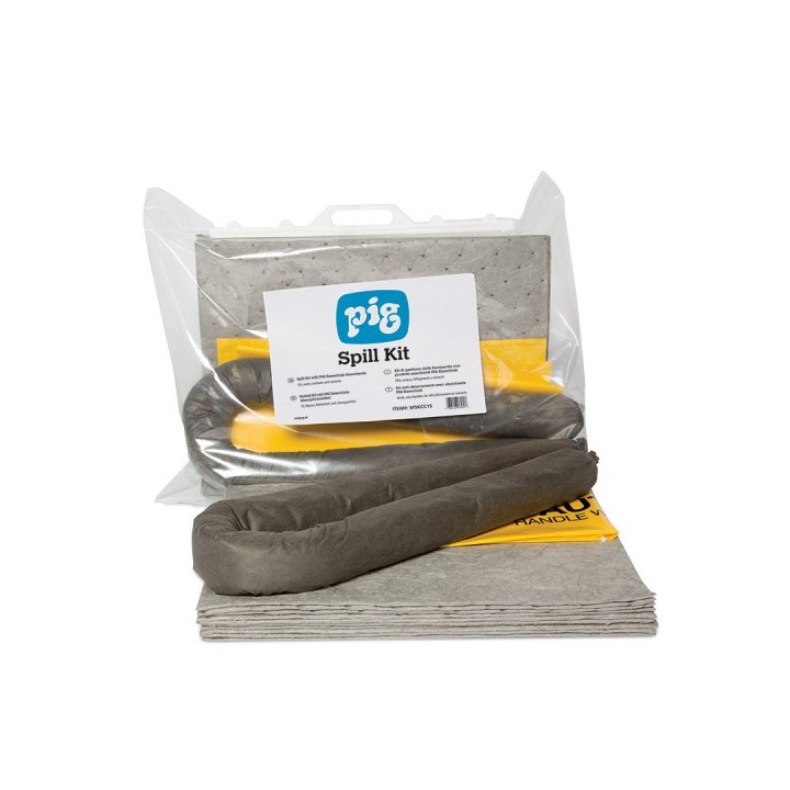 Kit absorbant chimique universel contenance 15L  NEW PIG