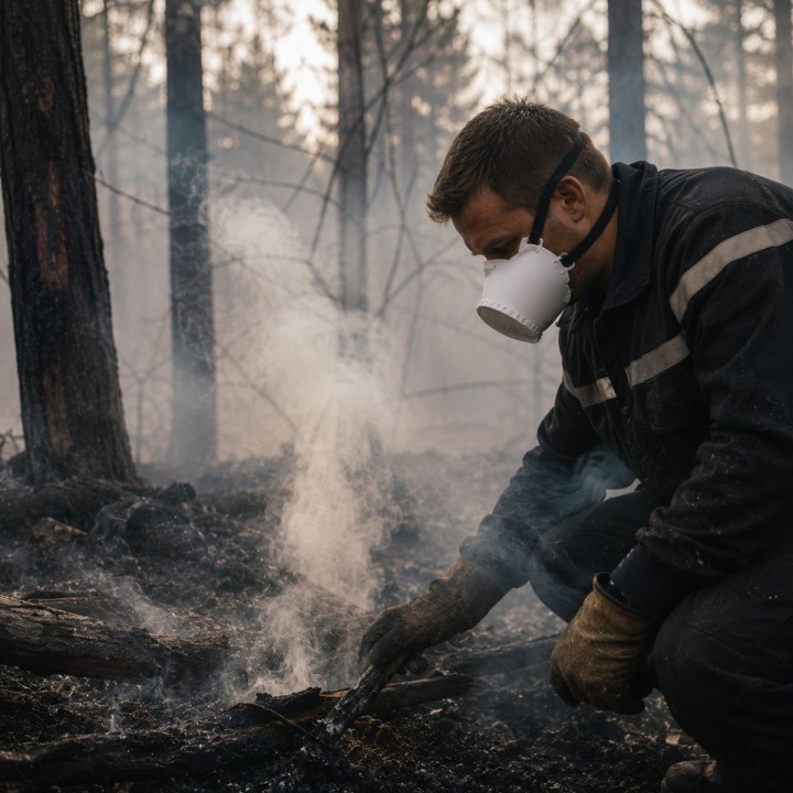 Face aux fumées d'incendie, chaque respiration compte