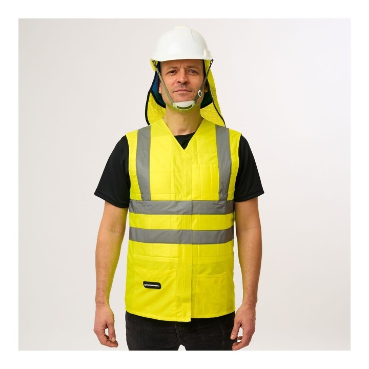 Veste rafraîchissante haute visibilité Active Technifresh jaune