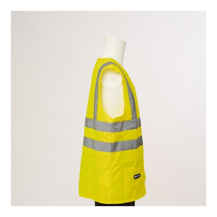 Veste rafraîchissante haute visibilité Active Technifresh jaune profil