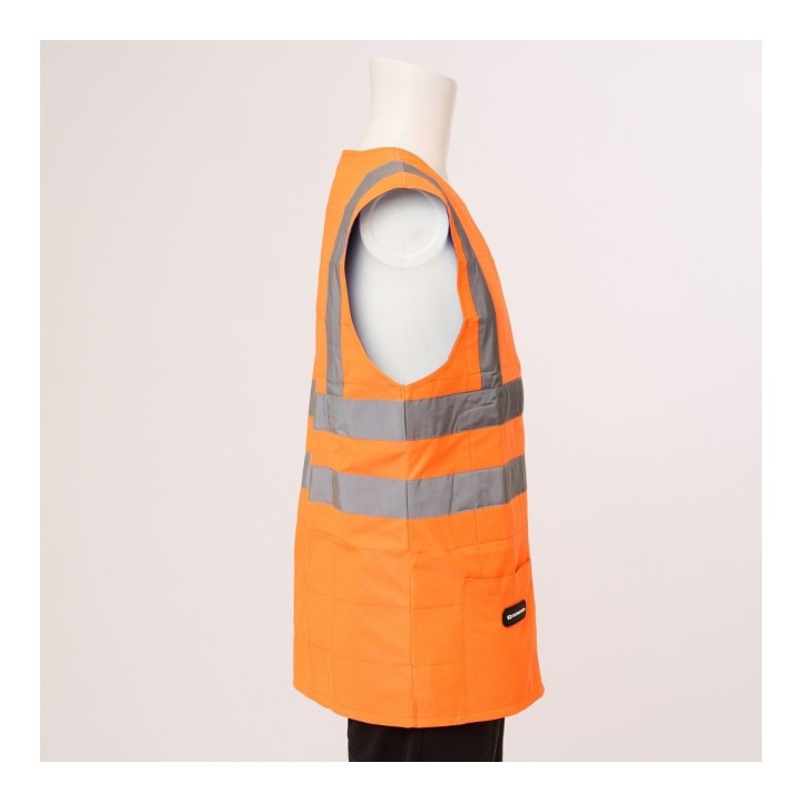 Veste rafraîchissante haute visibilité Active Technifresh orange profil