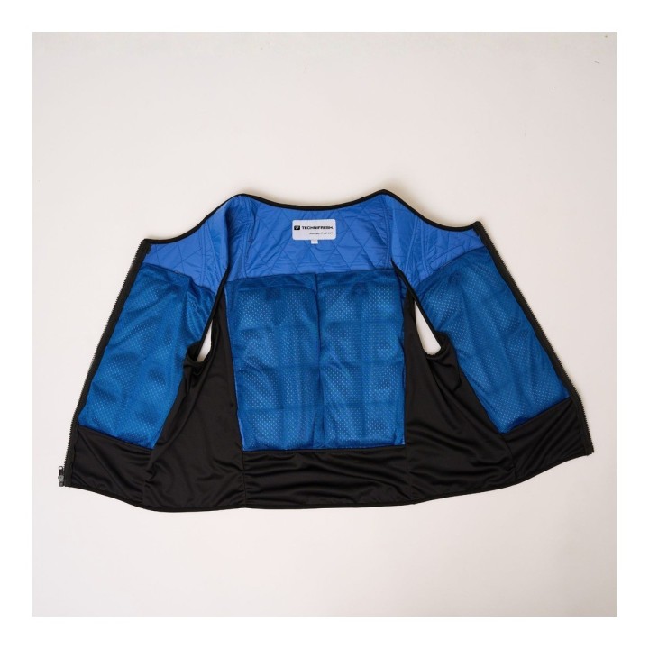 Veste hybride Active et Phase Technifresh bleu