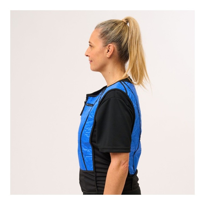 Veste hybride Active et Phase Technifresh bleu