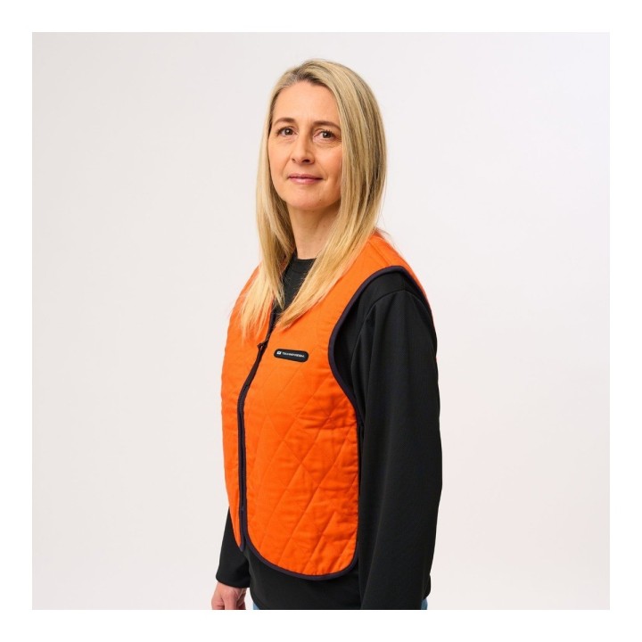 Veste Active résistante au feu Technifresh orange femme