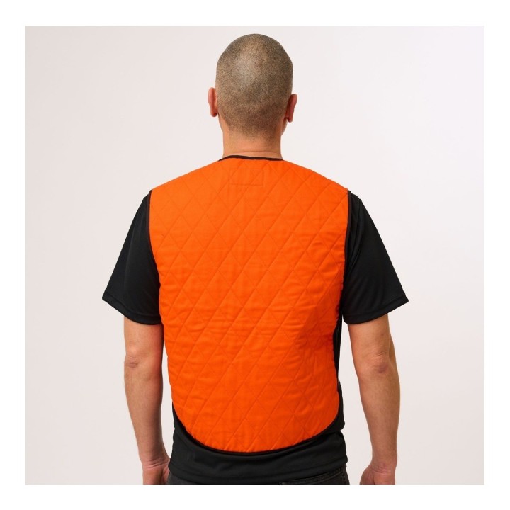Veste Active résistante au feu Technifresh orange dos