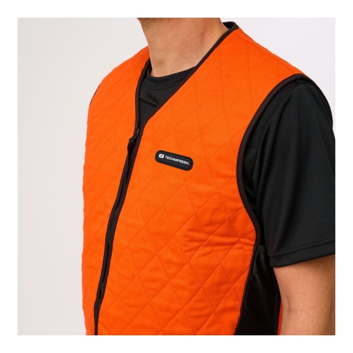 Veste Active résistante au feu Technifresh orange torse