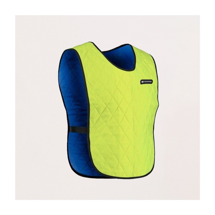 Chasuble rafraîchissante jaune haute visibilité Technifresh