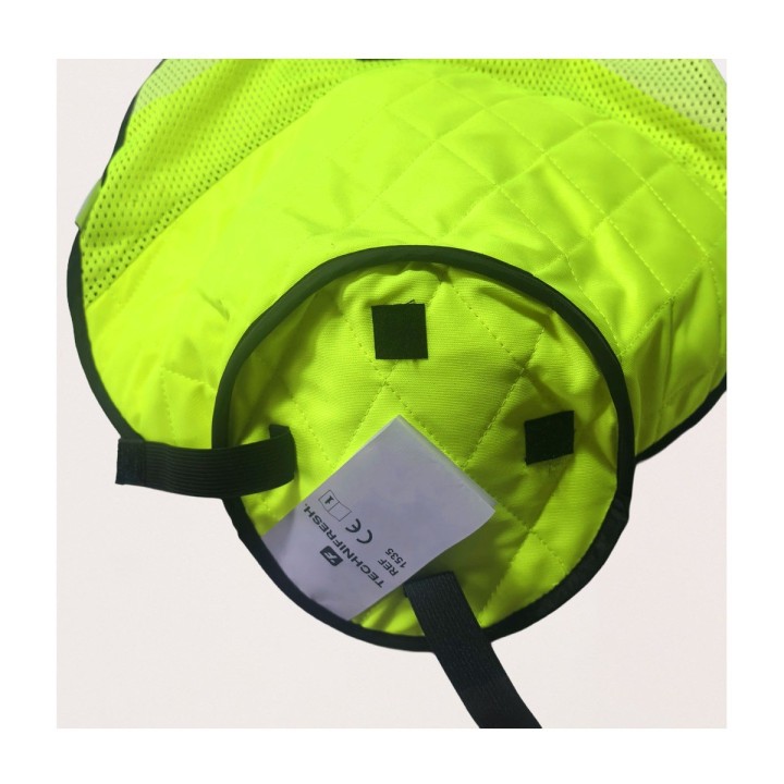 Protège-tête et nuque Active pour casque Technifresh jaune