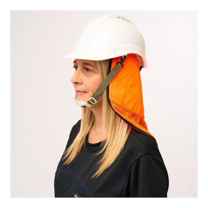 Protège-tête et nuque Active pour casque Technifresh orange