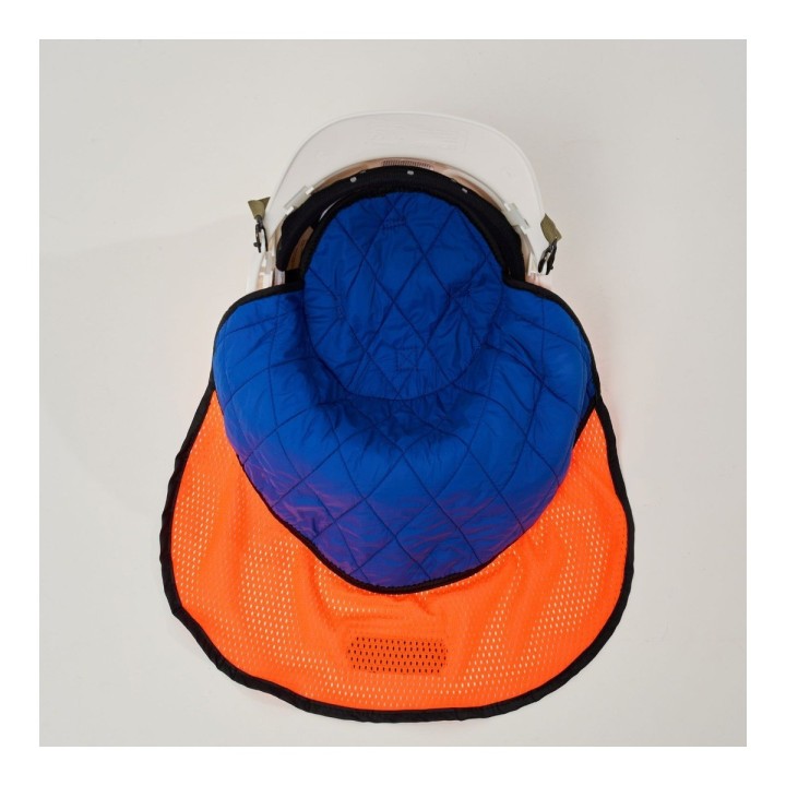 Protège-tête et nuque Active pour casque Technifresh orange