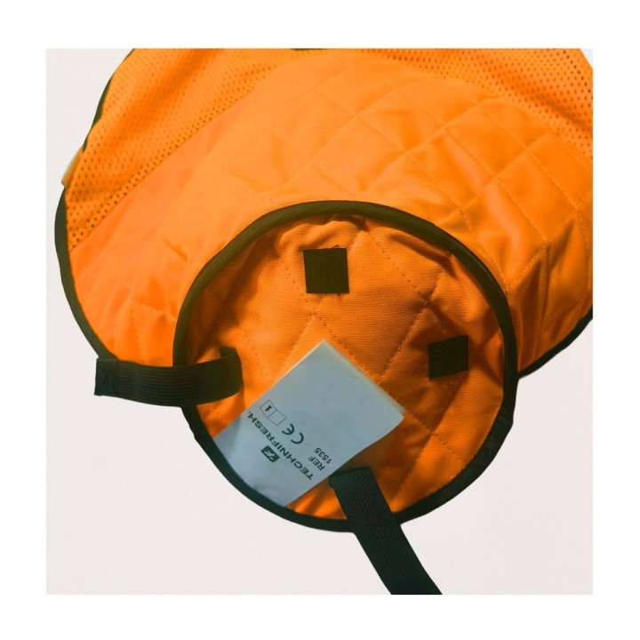 Protège-tête et nuque Active pour casque Technifresh orange