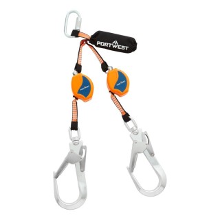 Ligne de vie auto-rétractable 2,5m 140kg FP81 | Portwest