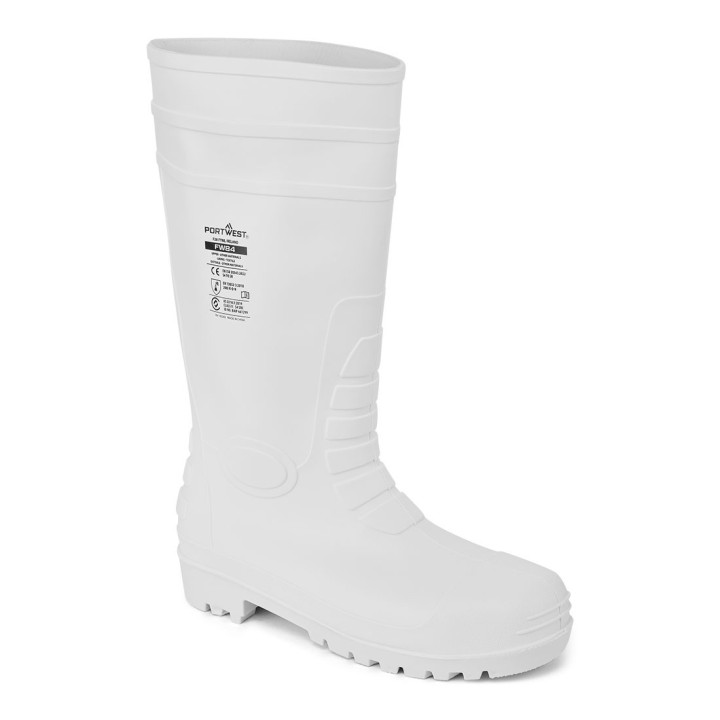 Botte industrie alimentaire S4 FO CI blanche | PORTWEST BO51010