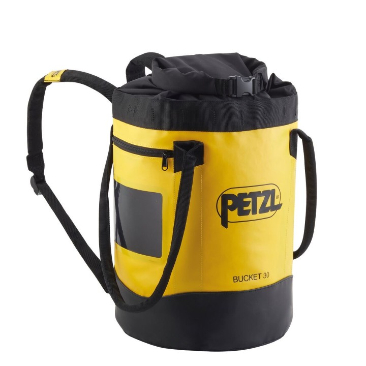 Sac auto-portant BUCKET 30 PETZL jaune