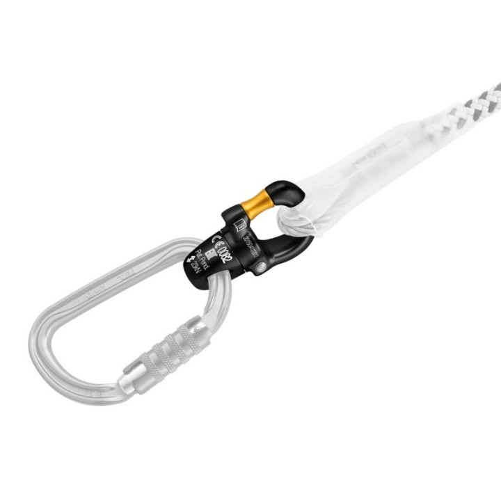 MICRO SWIVEL PETZL – émerillon ou anneau de connexion – Charge de rupture 23 kN sur connecteur