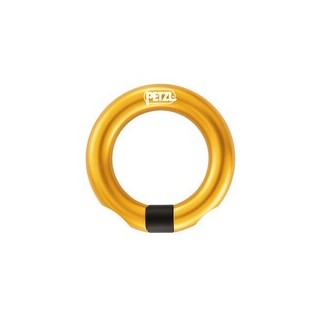 RING OPEN PETZL – émerillon ou anneau de connexion – Résistance grand axe 23 kN jaune